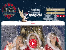 Tablet Screenshot of festivegiftfair.co.uk